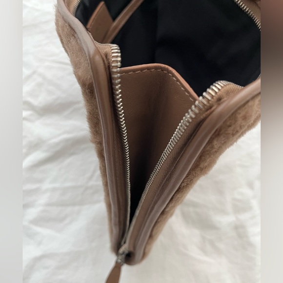 Balenciaga Shearling Bazar Pouch - Picture 6 of 11